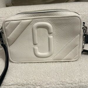 Marc Jacobs White and Black Camera Bag
